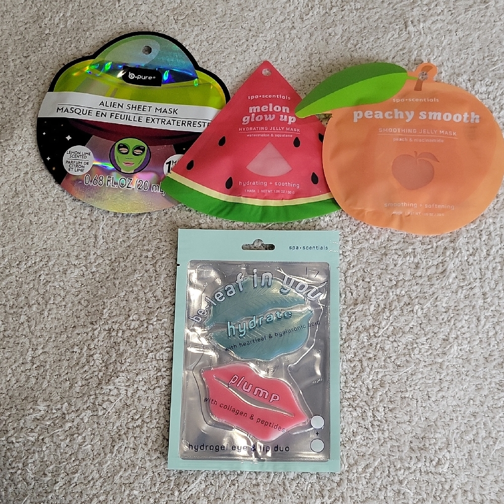Alien Sheet Mask and Jelly Masks Set